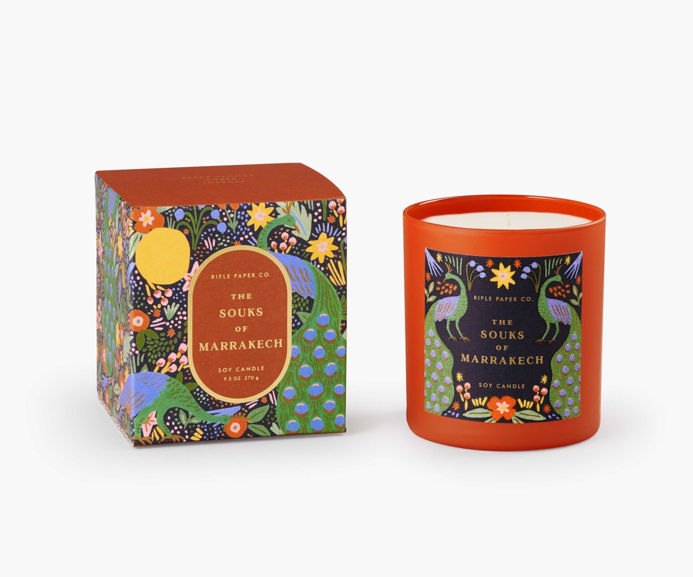 Rifle Paper Co Glass Candle - The Souks of Marrakesh