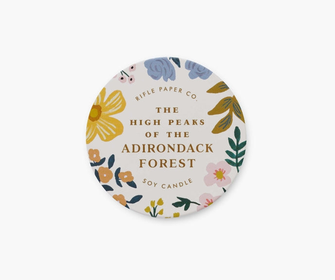 Rifle Paper Co Tin Candle - High Peaks of the Adirondack Forest