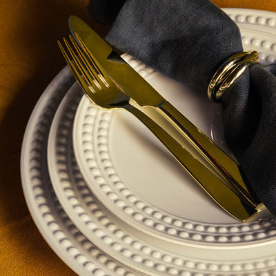 Perlée Charger Plate - White