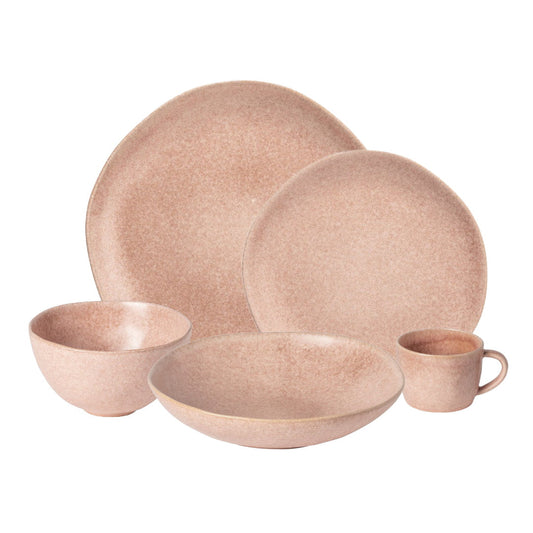 Livia 5pc Place Setting - Mauve Rose