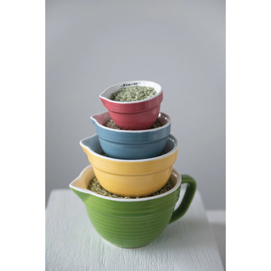 Batter Bowl Measuring Cups - Multicolor