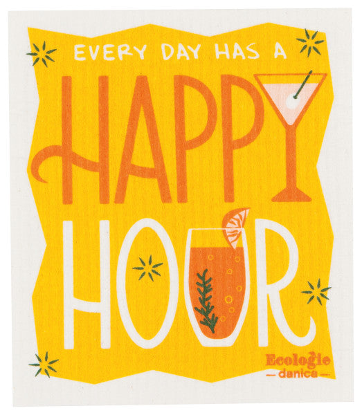 Swedish Dishcloth - Happy Hour