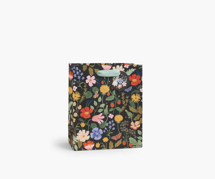 Rifle Paper Co Medium Gift Bag - Strawberry Fields