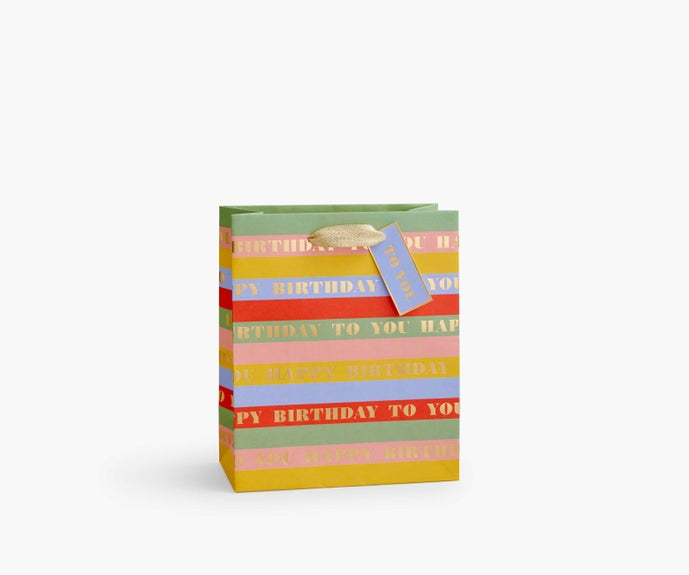 Rifle Paper Co Medium Gift Bag - Birthday Wishes