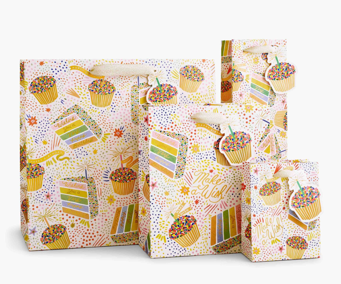 Rifle Paper Co Medium Gift Bag - Birthday Cake