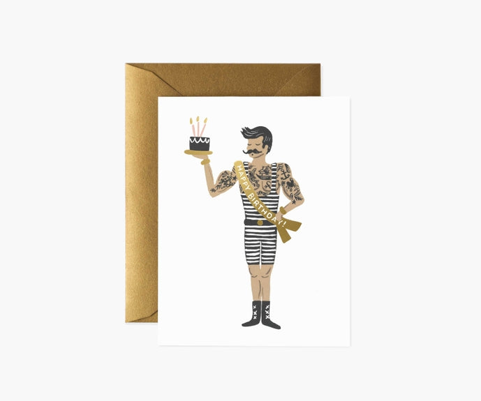 Rifle Paper Co Card - Strongman Birthday