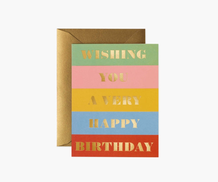 Rifle Paper Co Card - Birthday Wishes