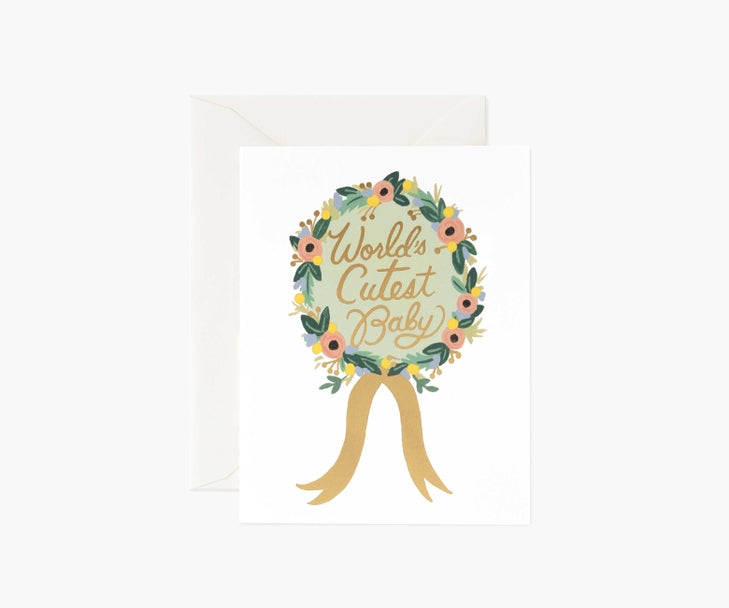 Rifle Paper Co Card - World's Cutest Baby