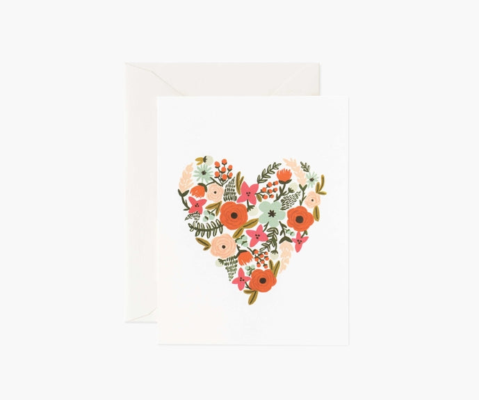 Rifle Paper Co Card - Floral Heart