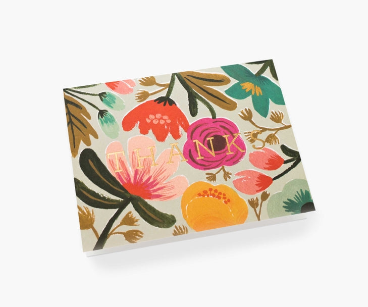 Rifle Paper Co Card - Gold Floral