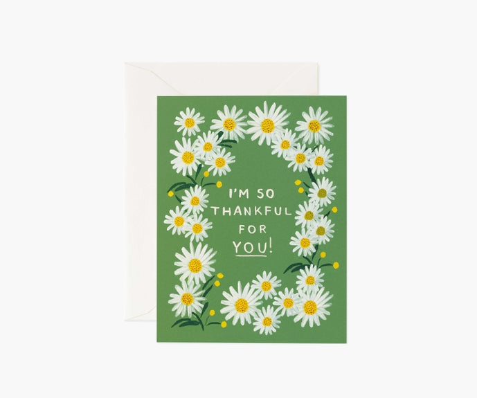 Rifle Paper Co Card - Daisies Thankful