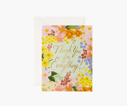 Rifle Paper Co Card - Margaux Thank You