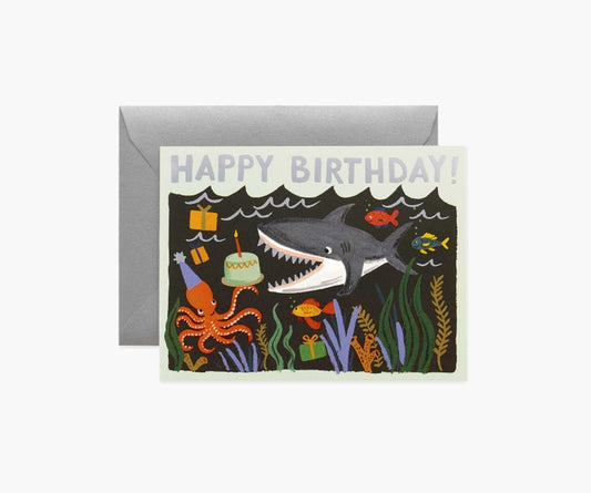 Rifle Paper Co Card - Shark Birthday