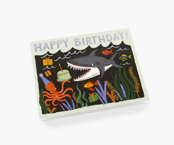 Rifle Paper Co Card - Shark Birthday