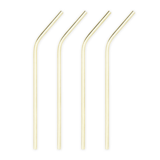 Belmont Gold Wide Cocktail Straws