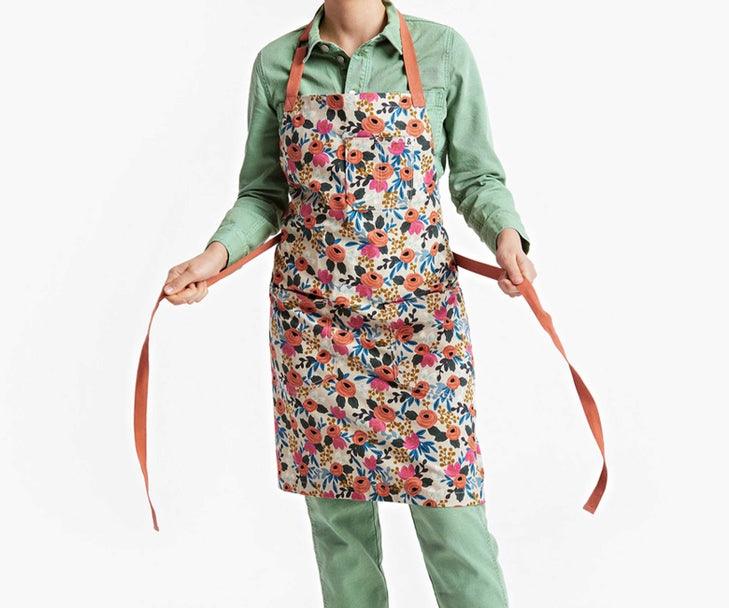The Essential Apron - Rifle Paper Co Rosa Natural