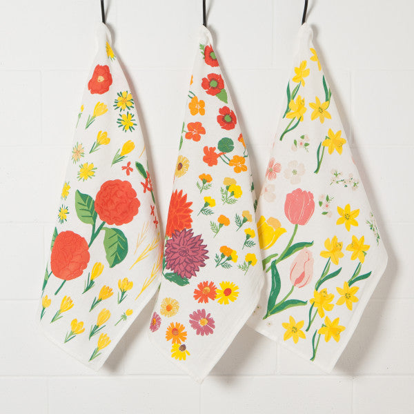 Bakers Floursack Set - Flowers of the Month