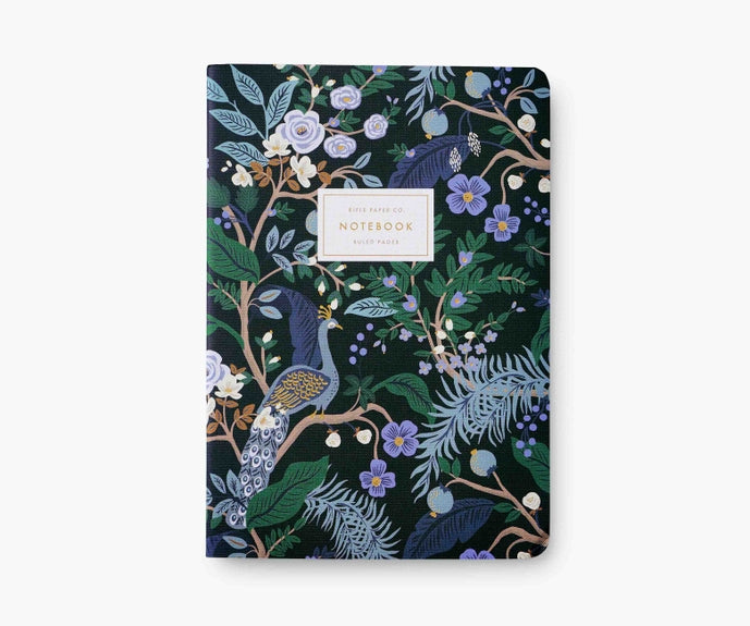 Rifle Paper Co Notebook Set - Peacock