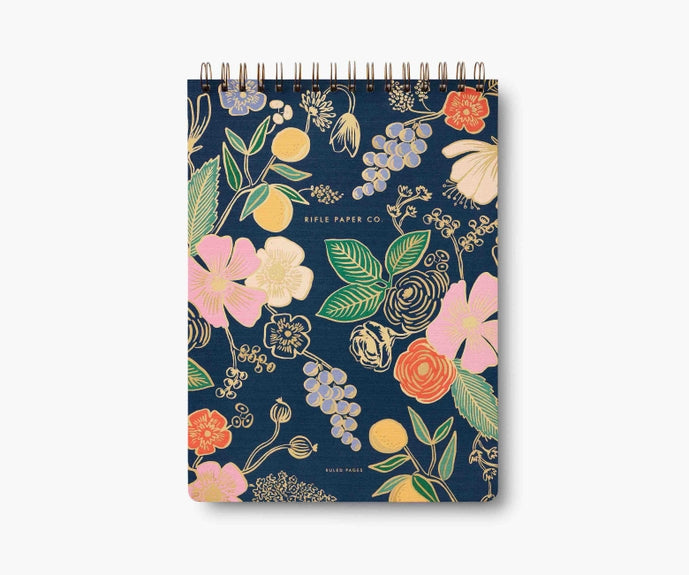 Rifle Paper Co Large Top Spiral Notebook - Colette