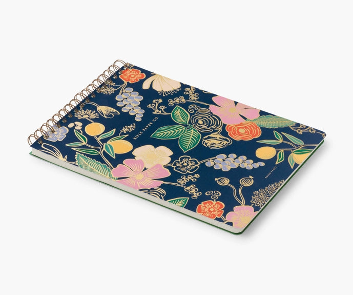 Rifle Paper Co Large Top Spiral Notebook - Colette