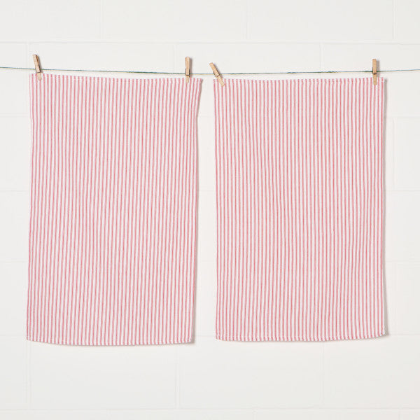 Glass Towel Set - Red