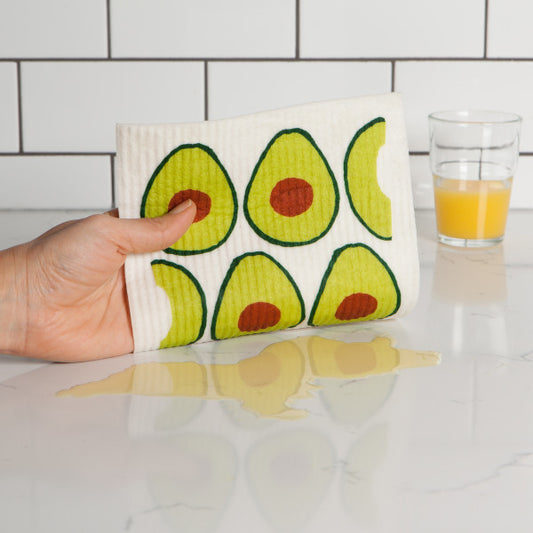 Swedish Dishcloth - Avocados