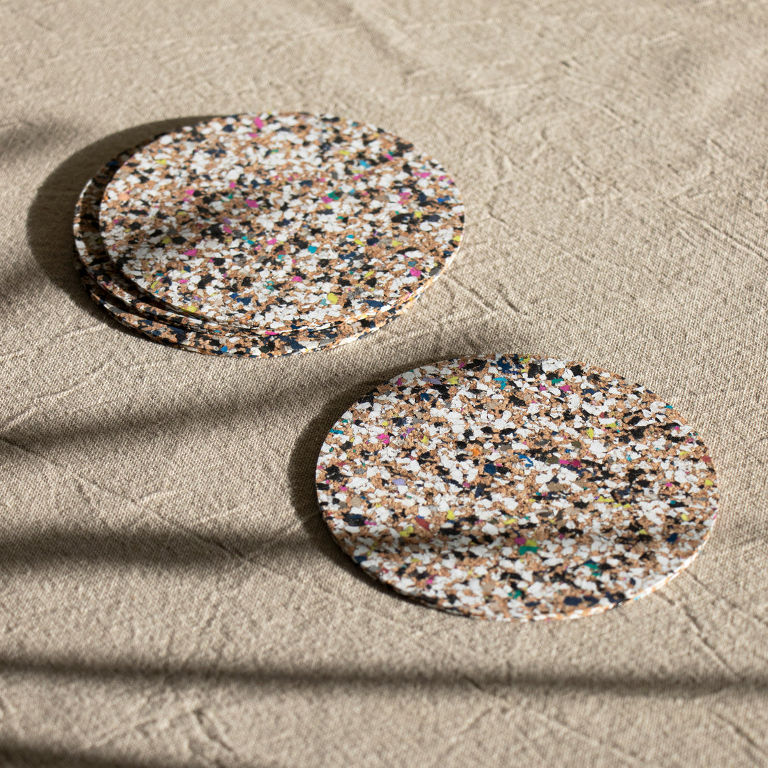 Beach Clean Coaster Set - Round