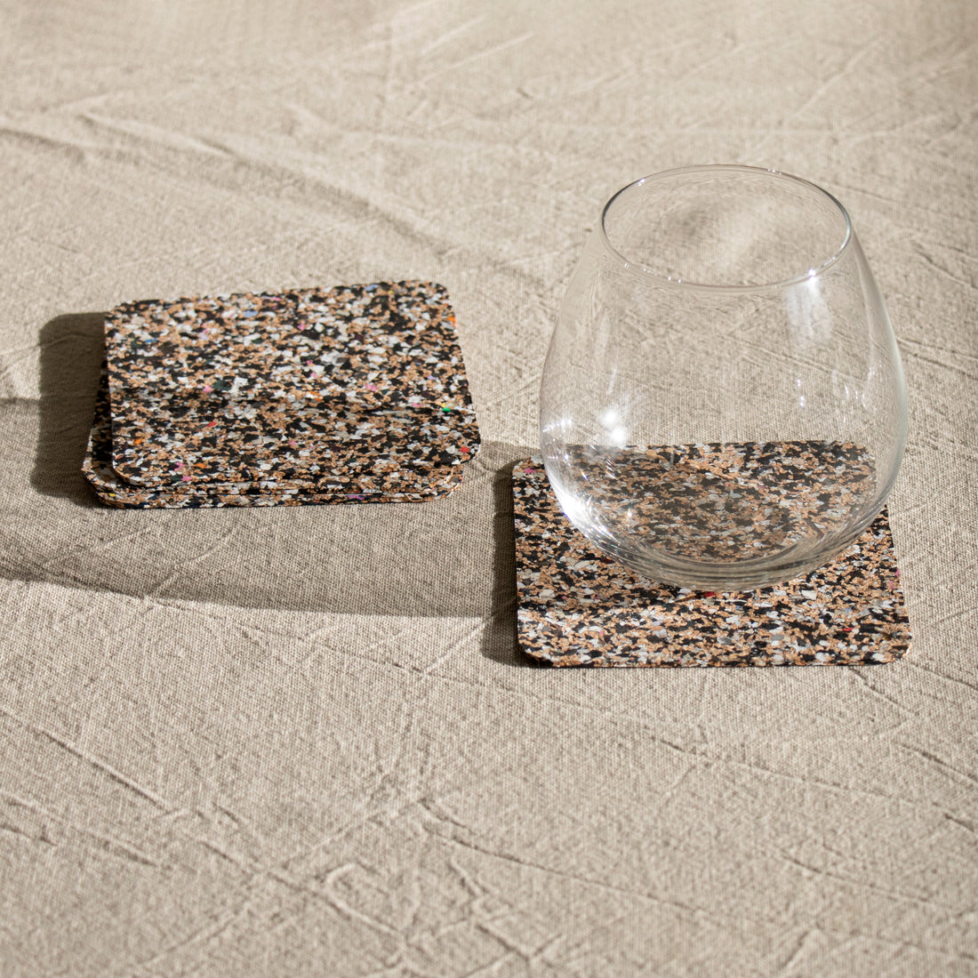 Beach Clean Coaster Set - Square