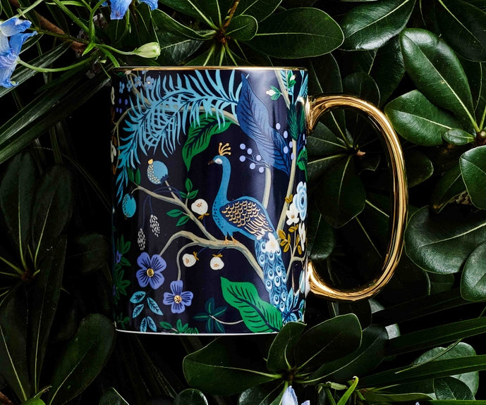 Rifle Paper Co Mug - Peacock