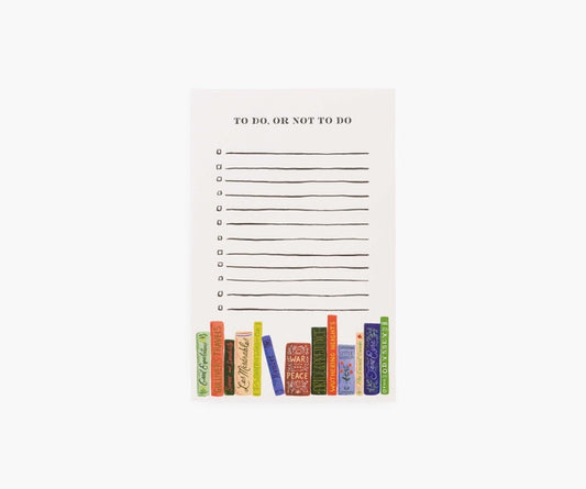 Rifle Paper Co Notepad - To Do, To Not To Do