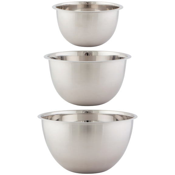 Mixing Bowls - Silver