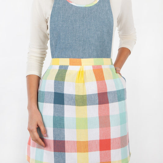 Petite Apron - Picnic Plaid