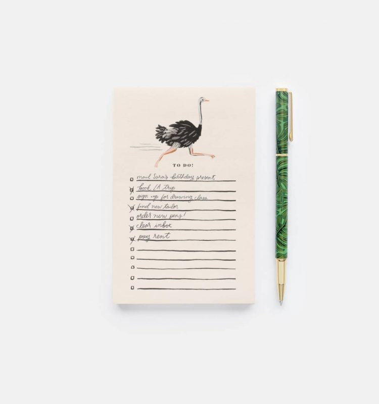 Rifle Paper Co Boxed Writing Pen - Monstera