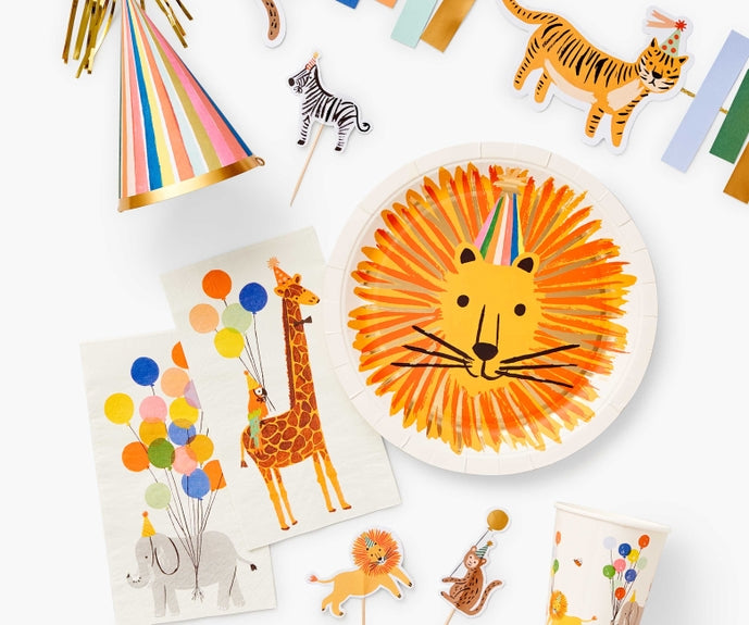 Rifle Paper Co Large Party Plates - Party Animals