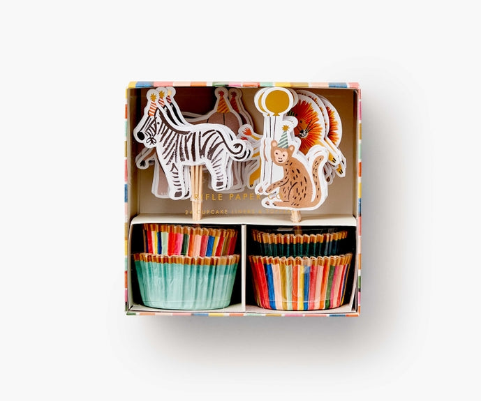 Rifle Paper Co Cupcake Kit - Party Animals