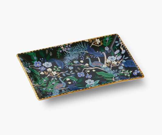 Rifle Paper Co Catchall Tray - Peacock