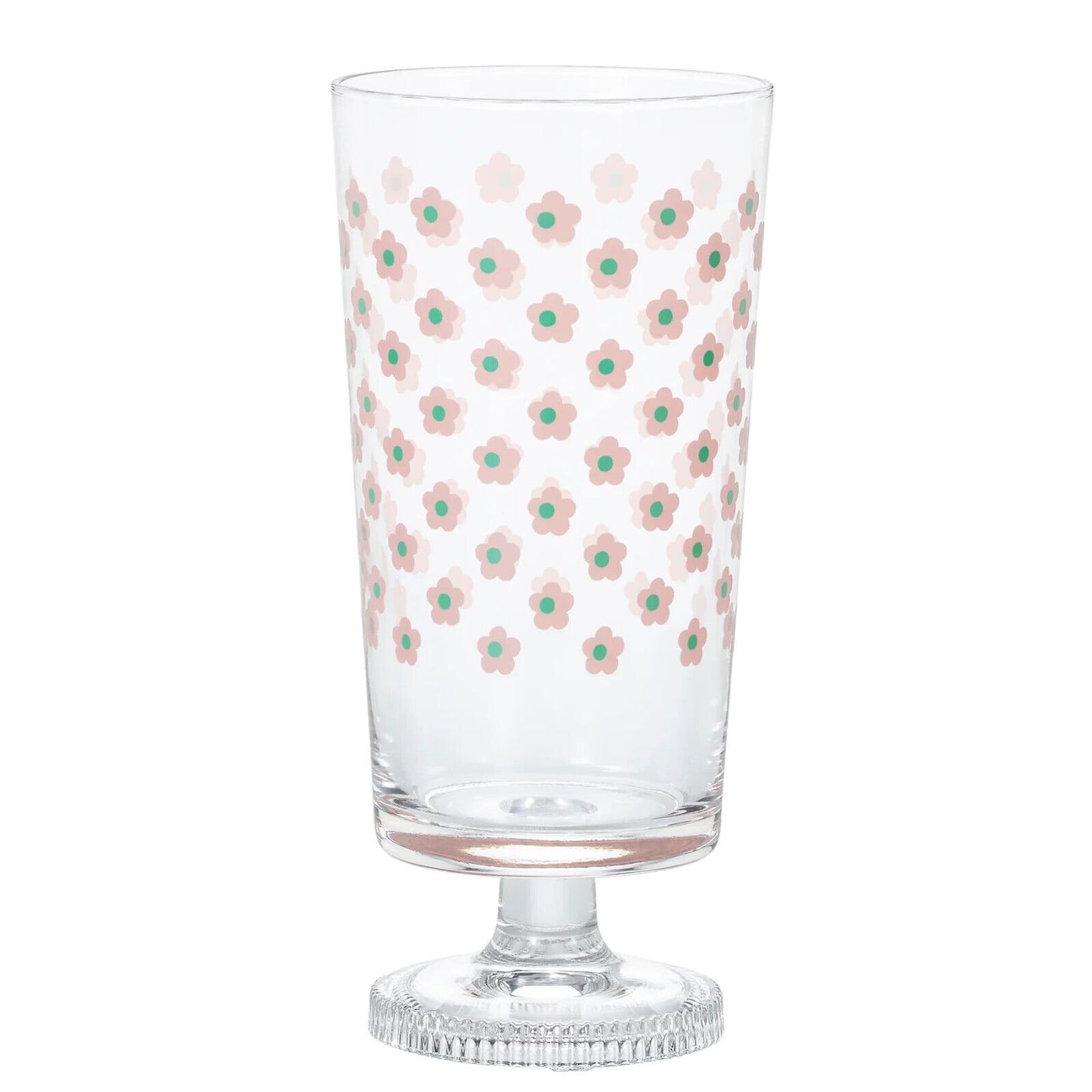 Retro Footed Glass - Primrose