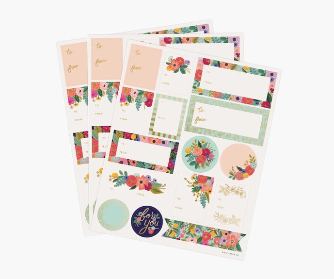 Rifle Paper Co Gift Stickers & Labels - Garden Party