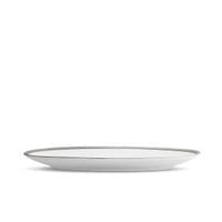Soie Tressée Small Oval Platter - Platinum