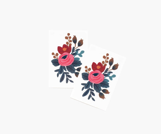 Rifle Paper Co Rosa Temporary Tattoos