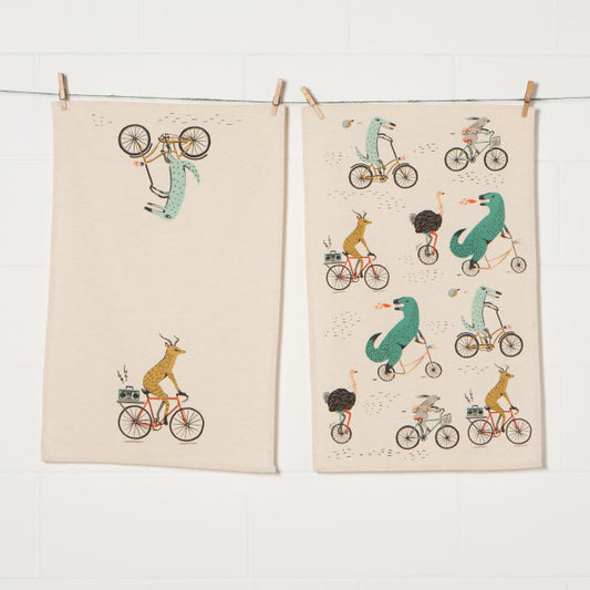 Tea Towel - Wild Riders Pair