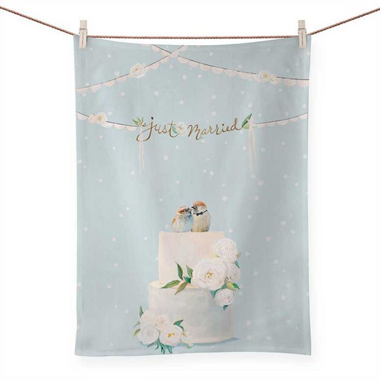 Wedding Bird Tea Towel