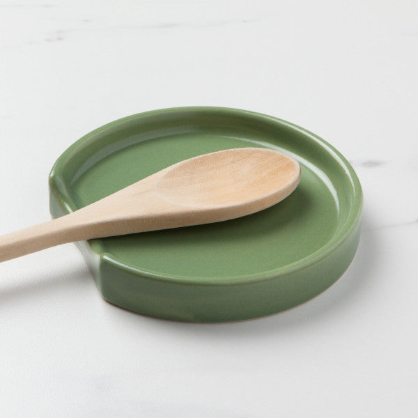 Matte Spoon Rest - Elm Green